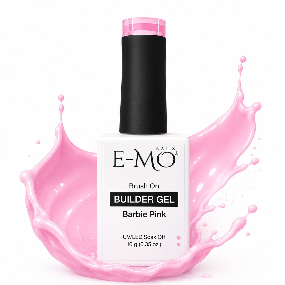 Brush On, Builder Gel - Barbie Pink